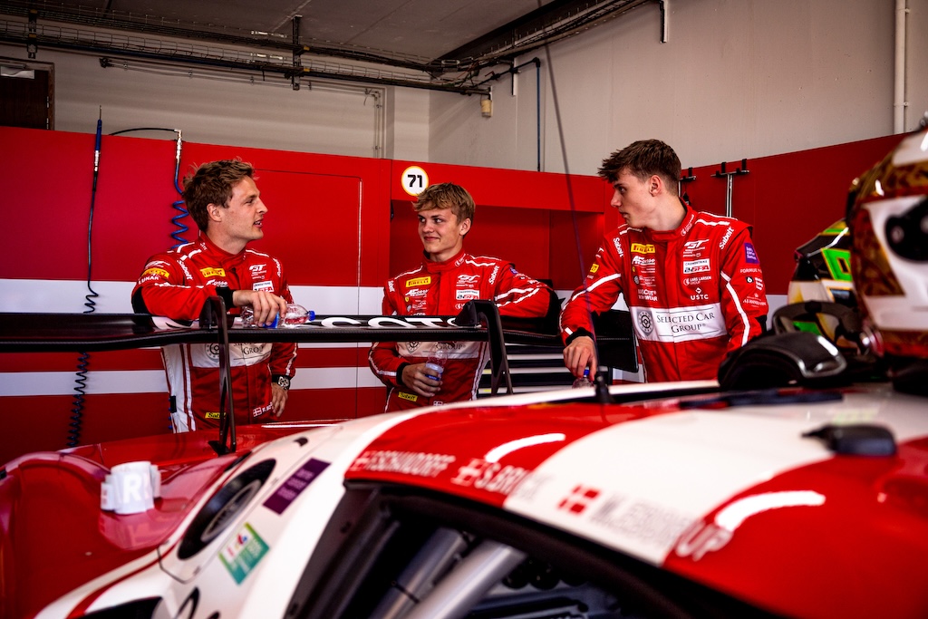 Frederik Schandorff jagter GTWC-hattrick med dansk Ferrari-line-up.
(Foto: Selected Car Racing)